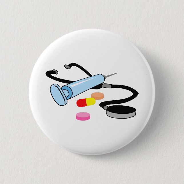 MEDICAL MONTAGE PINBACK BUTTON (Front)