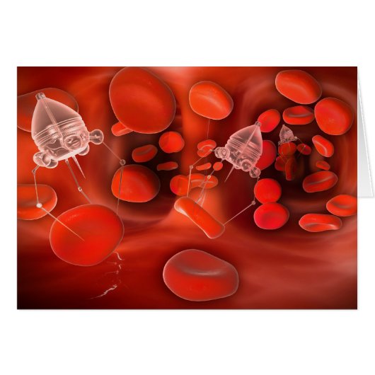 Medical Nanobots In The Bloodstream (Front Horizontal)