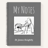 Medical Notebook with Owner's Name