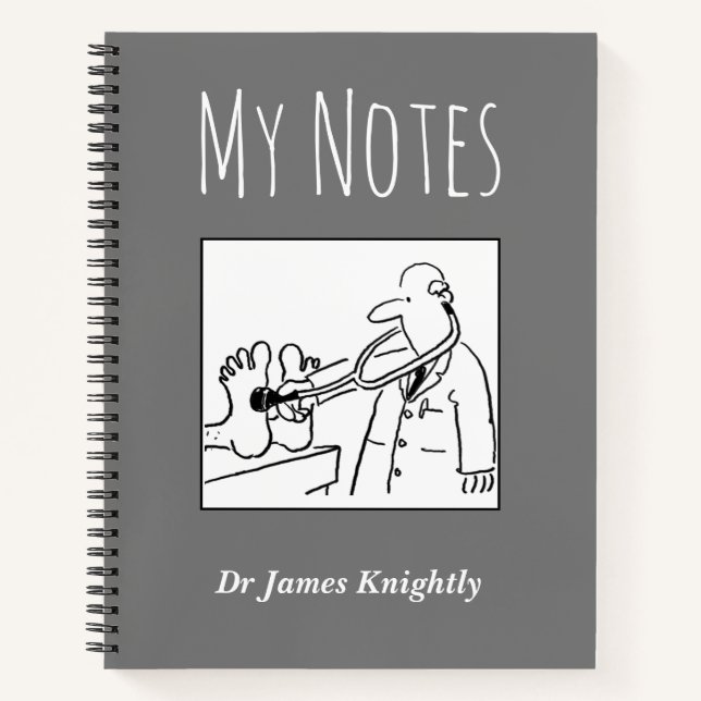 Medical Notebook with Owner's Name (Front)