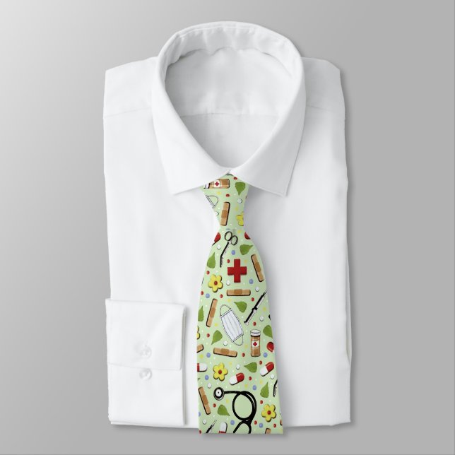 Medical Novelty Neck Tie (Tied)