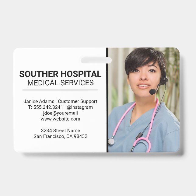 Medical Nurse | Customer Service Badge (Front)