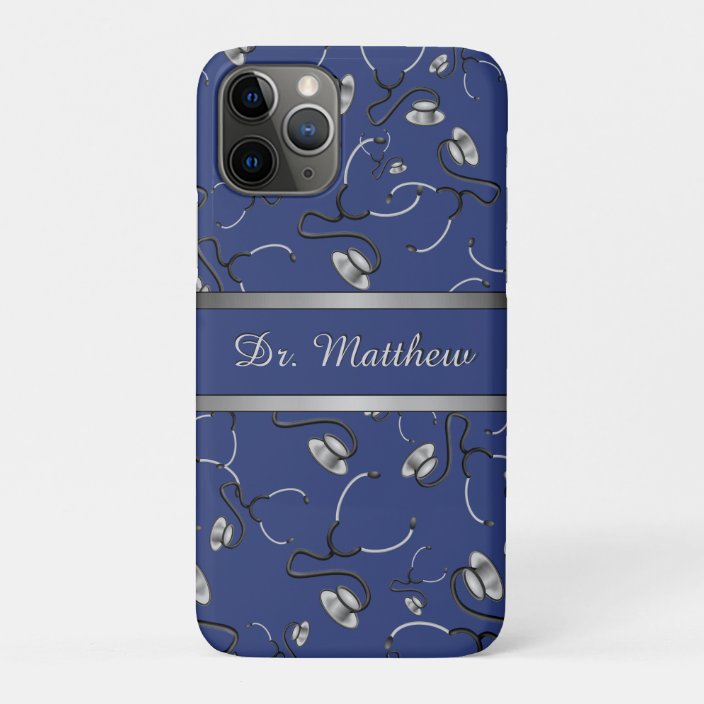 Medical Nurse Doctor Themed Stethoscopes Name CaseMate