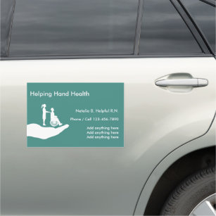 Medical Nurse Home Health Car Magnets