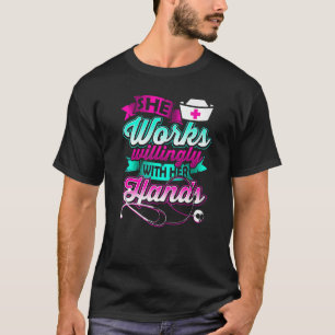 MEDICAL NURSE Medical caregiver Cute Pretty T-Shirt
