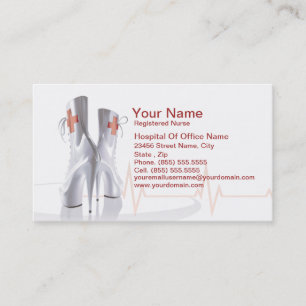 Medical Nurse Profile Business Card