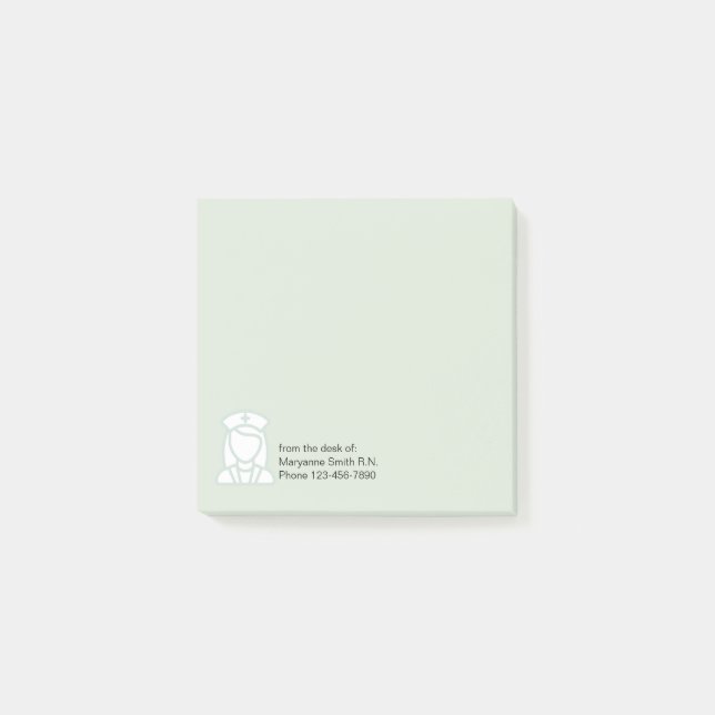 Medical Nurse Sticky Notes (Front)