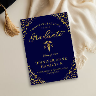 Medical Nursing School Graduation Announcement