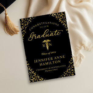 Medical Nursing School Graduation Announcement