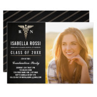 Medical Nursing School Graduation Invitations