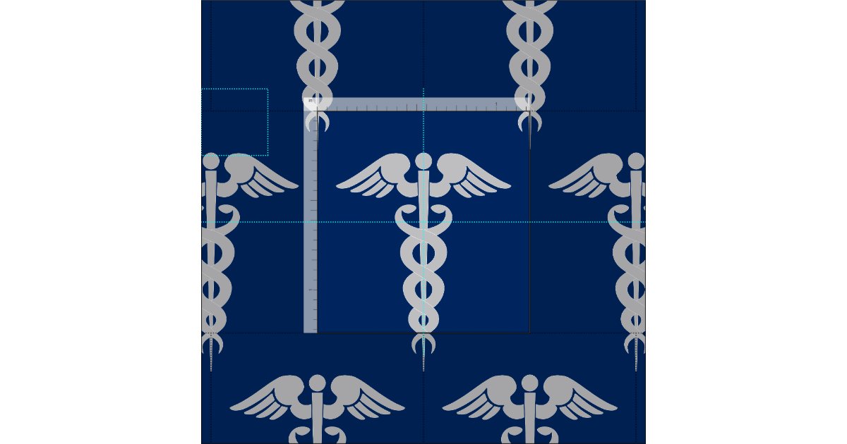 Medical Nursing Symbol Pattern Design Fabric | Zazzle