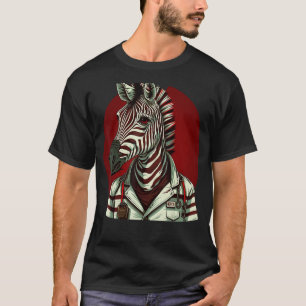 Medical Nursing Zebra on Nurse Zebra T-Shirt