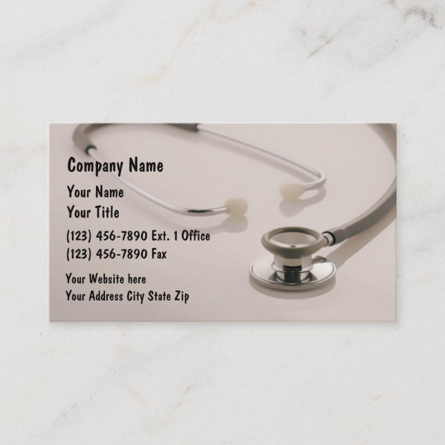 Medical Office Businesscards Appointment Card (Front)