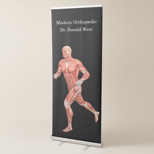 Medical Orthopedic Doctor Muscle System Theme Retractable Banner