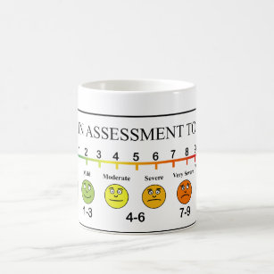 Medical Pain Assessment Tool Chart Coffee Mug