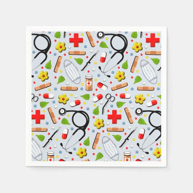 Medical Party Paper Napkins (Front)