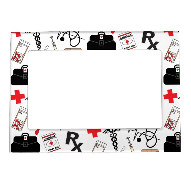 Medical Pattern Magnetic Frame (Front)