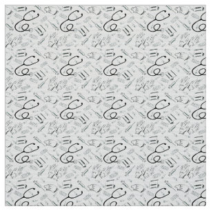 Medical Pattern Stethoscope Fabric