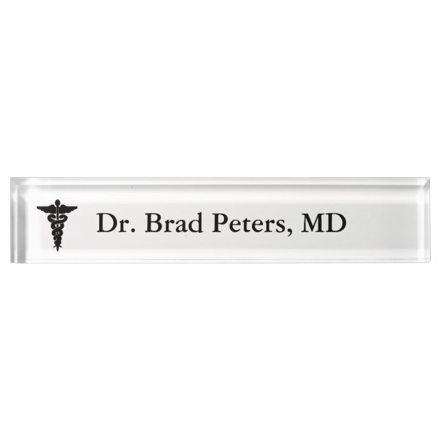 Medical Personalized Nameplate (Front)