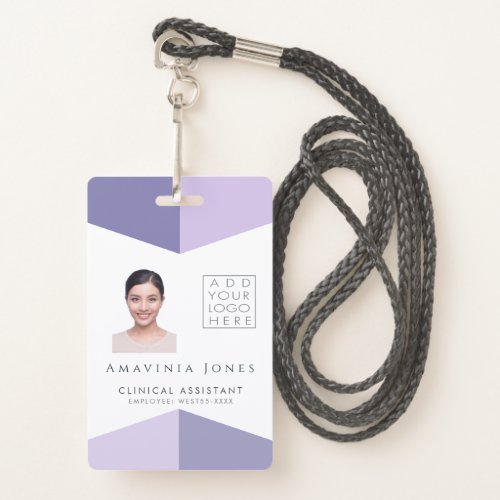 Medical Photo ID Identification Plastic Badge