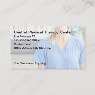 Medical Physical Therapy Services Business Cards