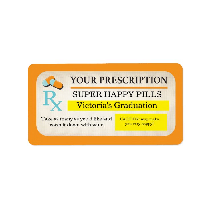 Medical prescription labels Nurse party favors Zazzle