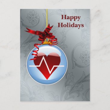 medical profession cardio Holiday Cards