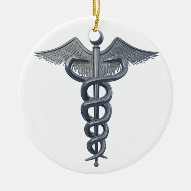 Medical Profession Symbol Ceramic Ornament (Front)