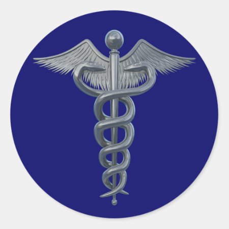 Medical Profession Symbol Classic Round Sticker