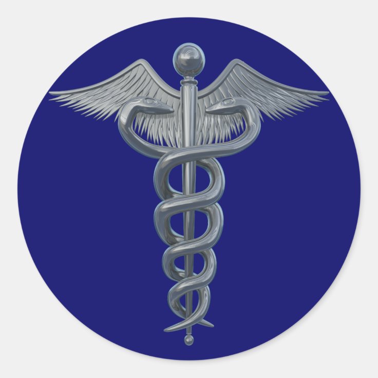 Medical Profession Symbol Classic Round Sticker Zazzle