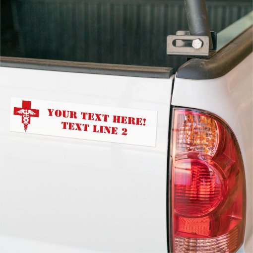 Medical Professional bumpersticker - customize Bumper Sticker | Zazzle