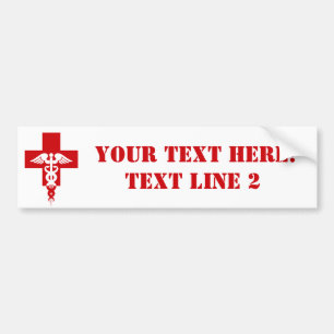 Medical Professional bumpersticker - customize Bumper Sticker