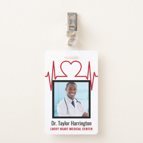 Medical Professional custom photo  text badges