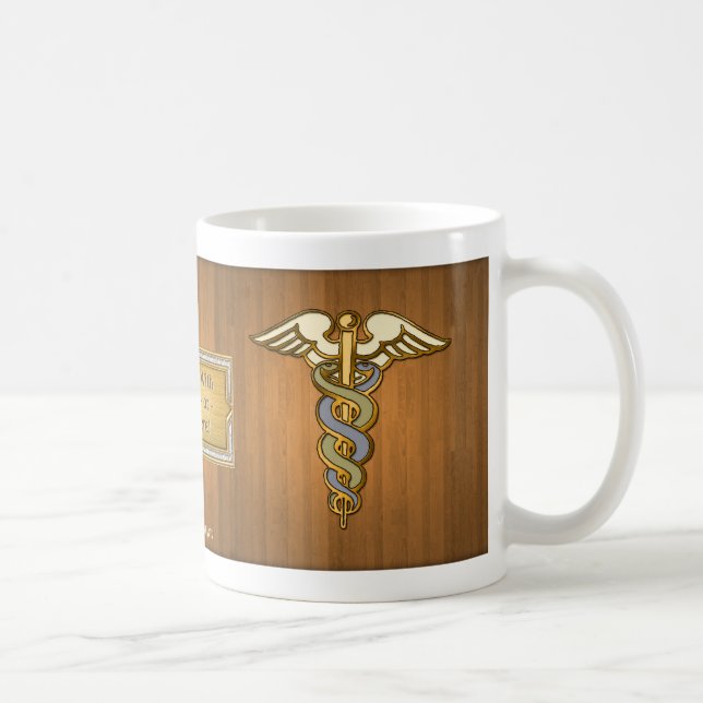 Medical Pros - Teak (Personalized Ceramic Mug) Coffee Mug (Right)