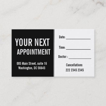 Medical Psysicians Hospital Patient Appointment by 911business at Zazzle