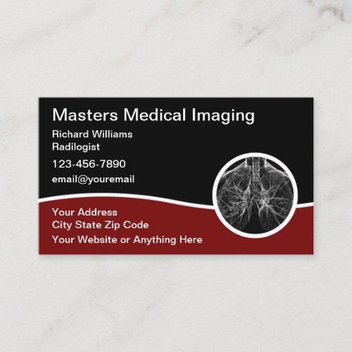 Medical Radiology Imaging Business Cards