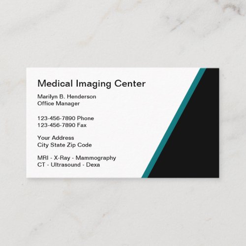 Medical Radiology Modern Two Side Business Card