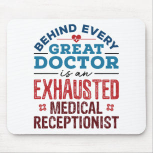 Medical Receptionist Appreciation Gifts Mouse Pad