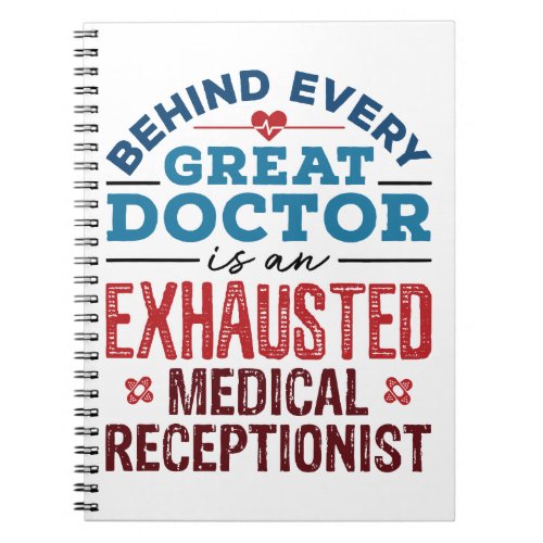 Medical Receptionist Appreciation Gifts Notebook