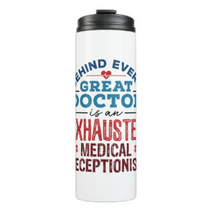Medical Receptionist Appreciation Gifts Thermal Tumbler