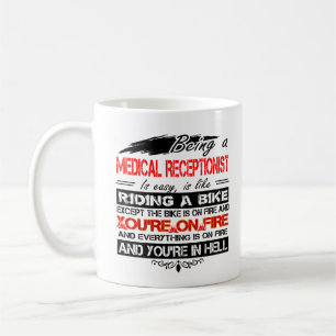 Medical Receptionist Mug Coffee Tea Cup Funny Gift