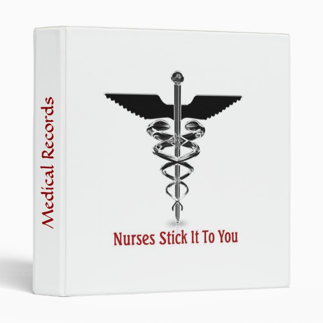 Medical Records Binder (Front/Spine)