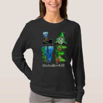 Medical Records Love World Earth Day Gnomes T-Shirt