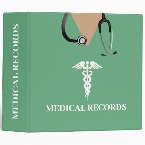 Medical Records Office Customized 3 Ring Binder