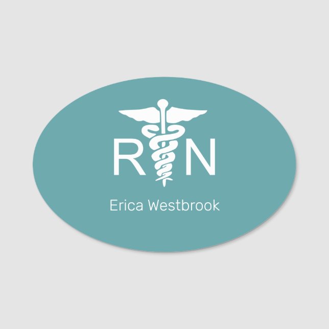 Medical Registered Nurse Name Tags (Front)