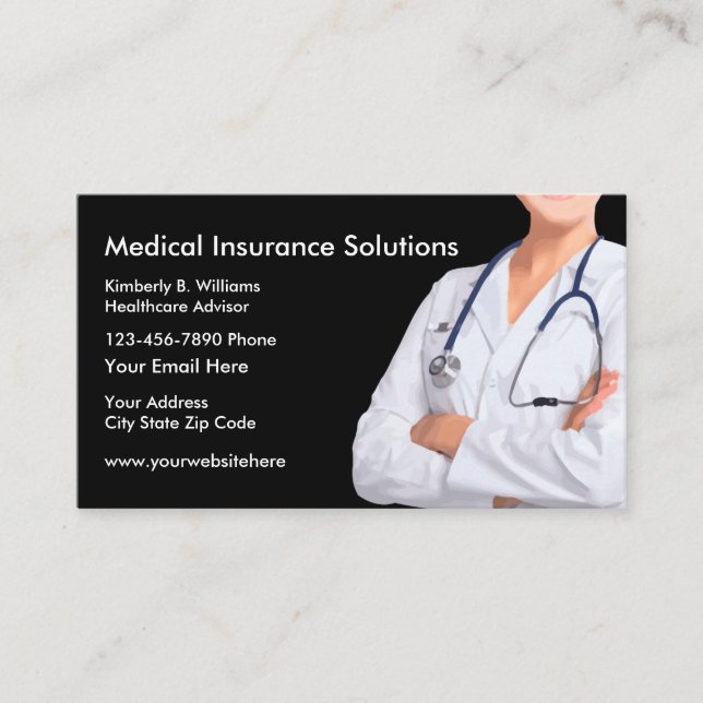 Medical Rehabilitation Services Business Card (Front)
