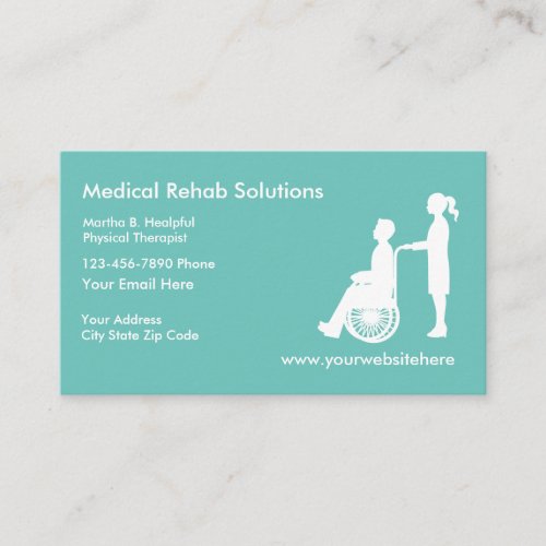 Medical Rehabilitation Services Business Card