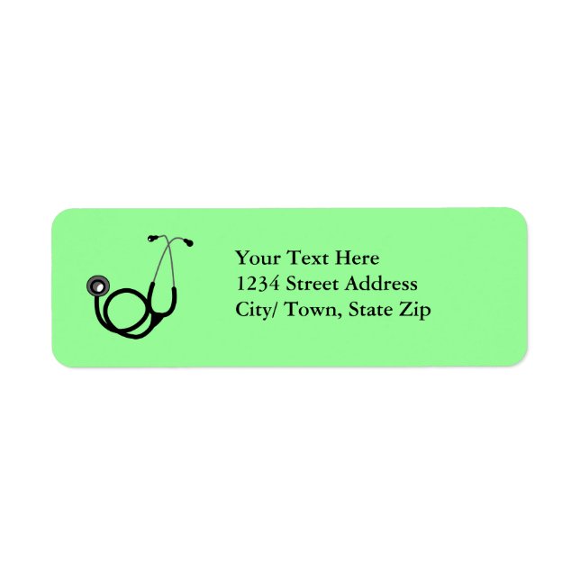 Medical Return Address Label (Front)