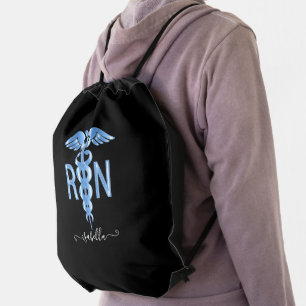 Medical RN Nurse - Blue Drawstring Bag