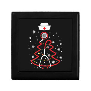 Medical RN NUrse, Merry Christmas Gift Box